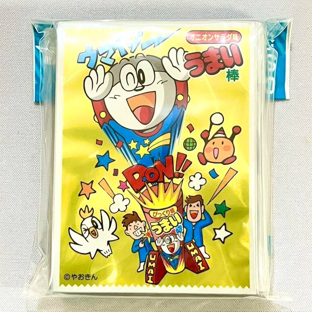 Amazon.co.jp: △YR うまい棒 オニオンサラダ味 キャラクター